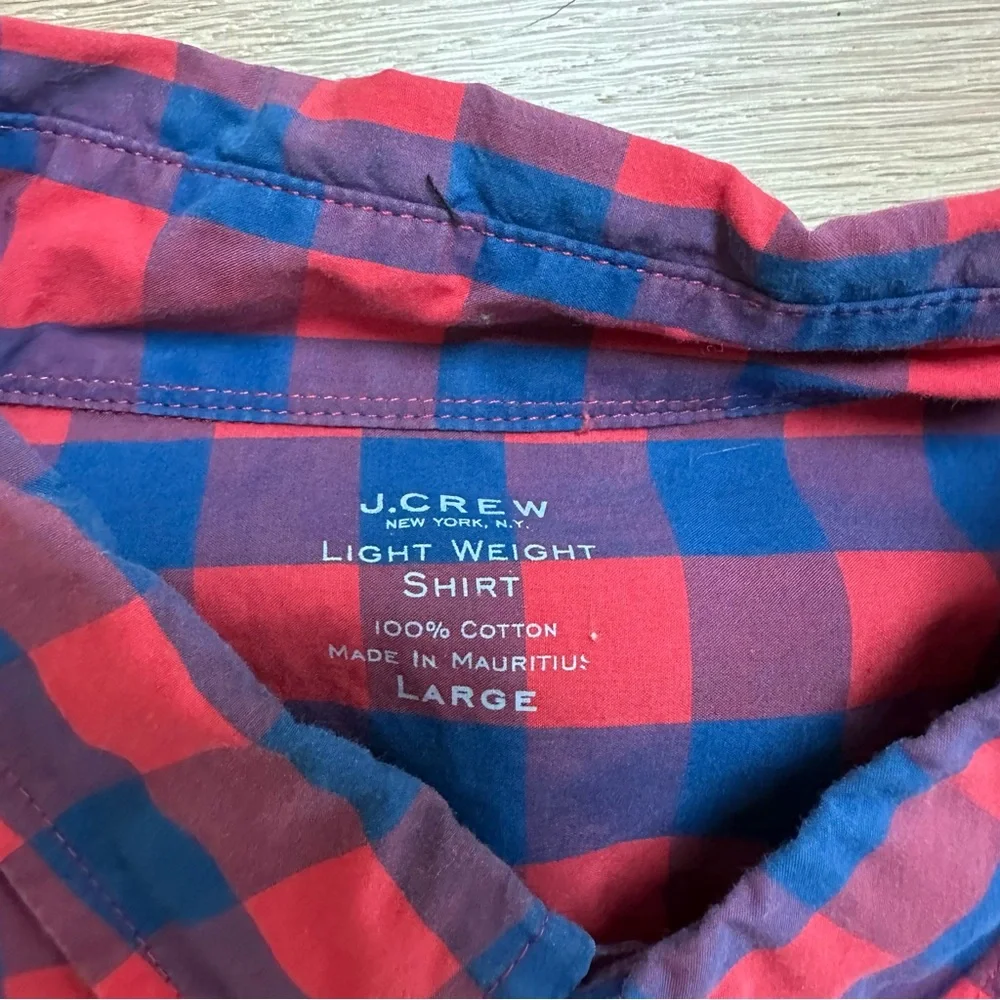 J.CREW MEN'S - BUTTON DOWN SHIRT - SIZE LARGE - PERFECT CONDITION